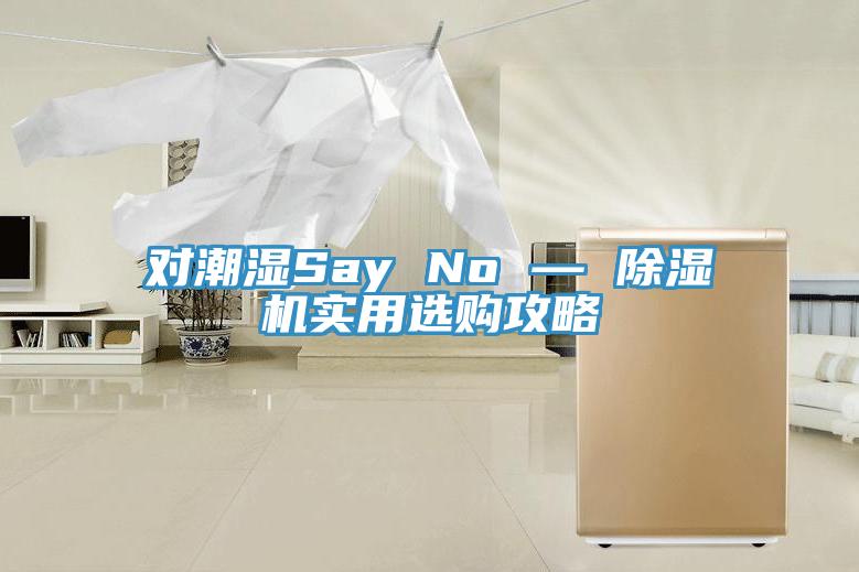 對潮濕Say No — 除濕機(jī)實用選購攻略