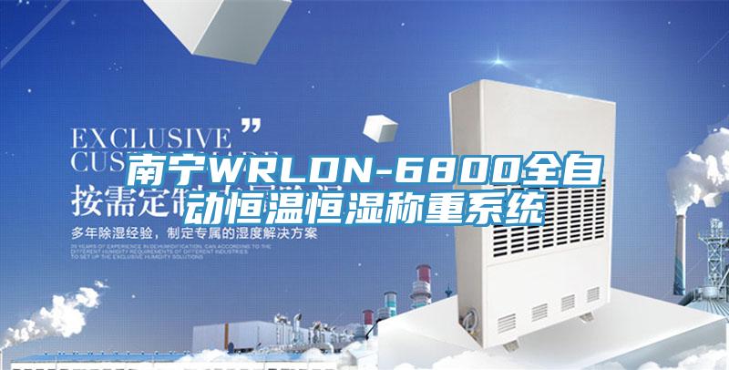 南寧WRLDN-6800全自動恒溫恒濕稱重系統